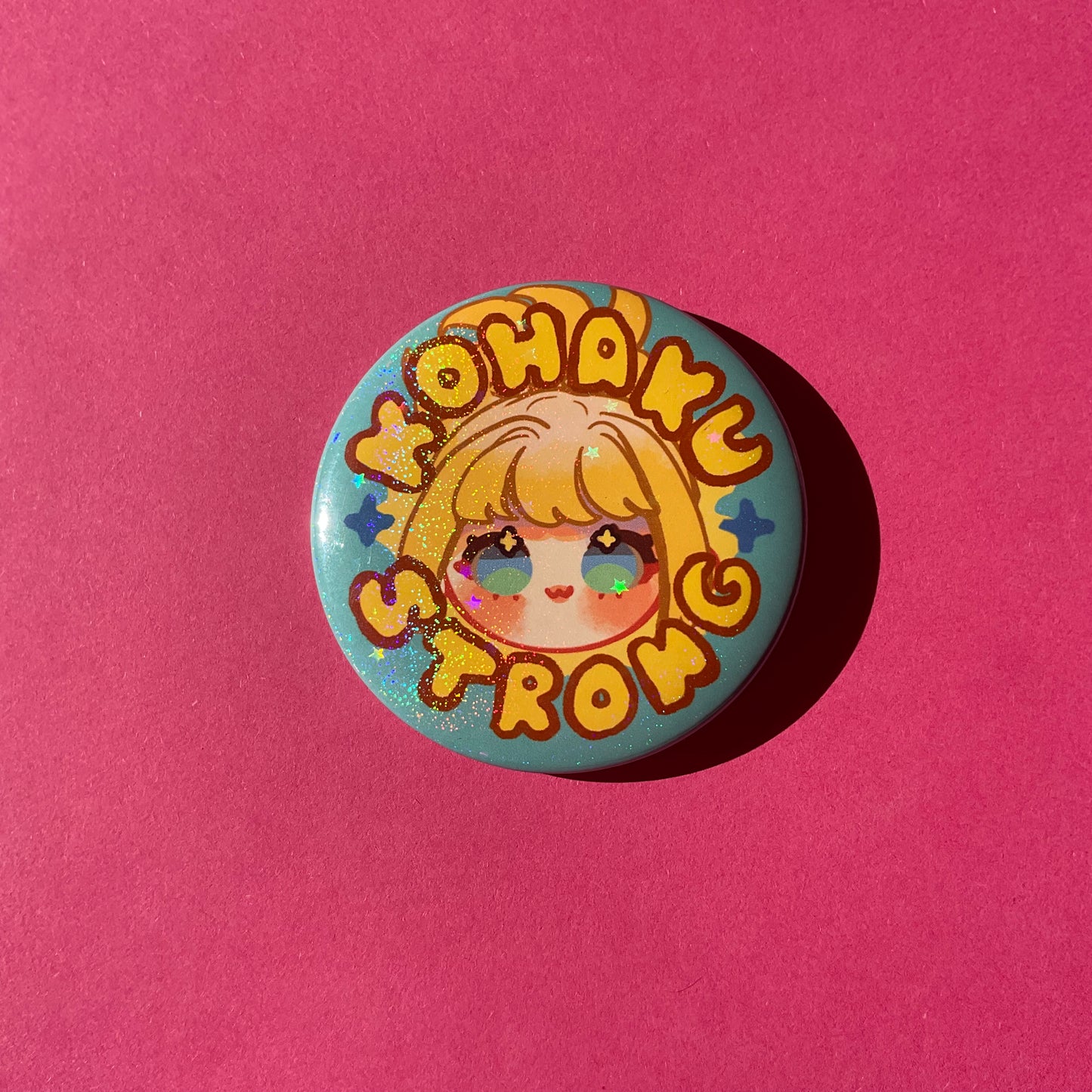 Dr.Stone button badge