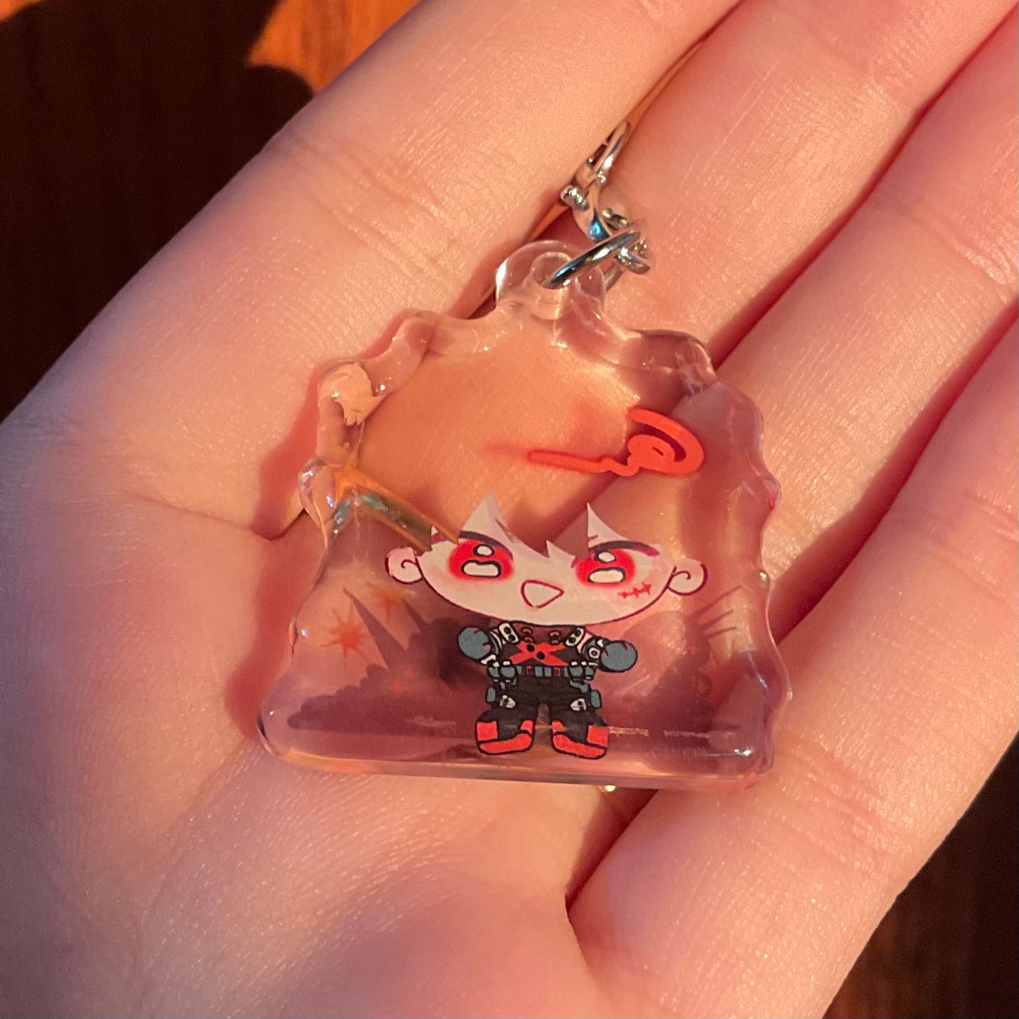 Bakugo phone charm