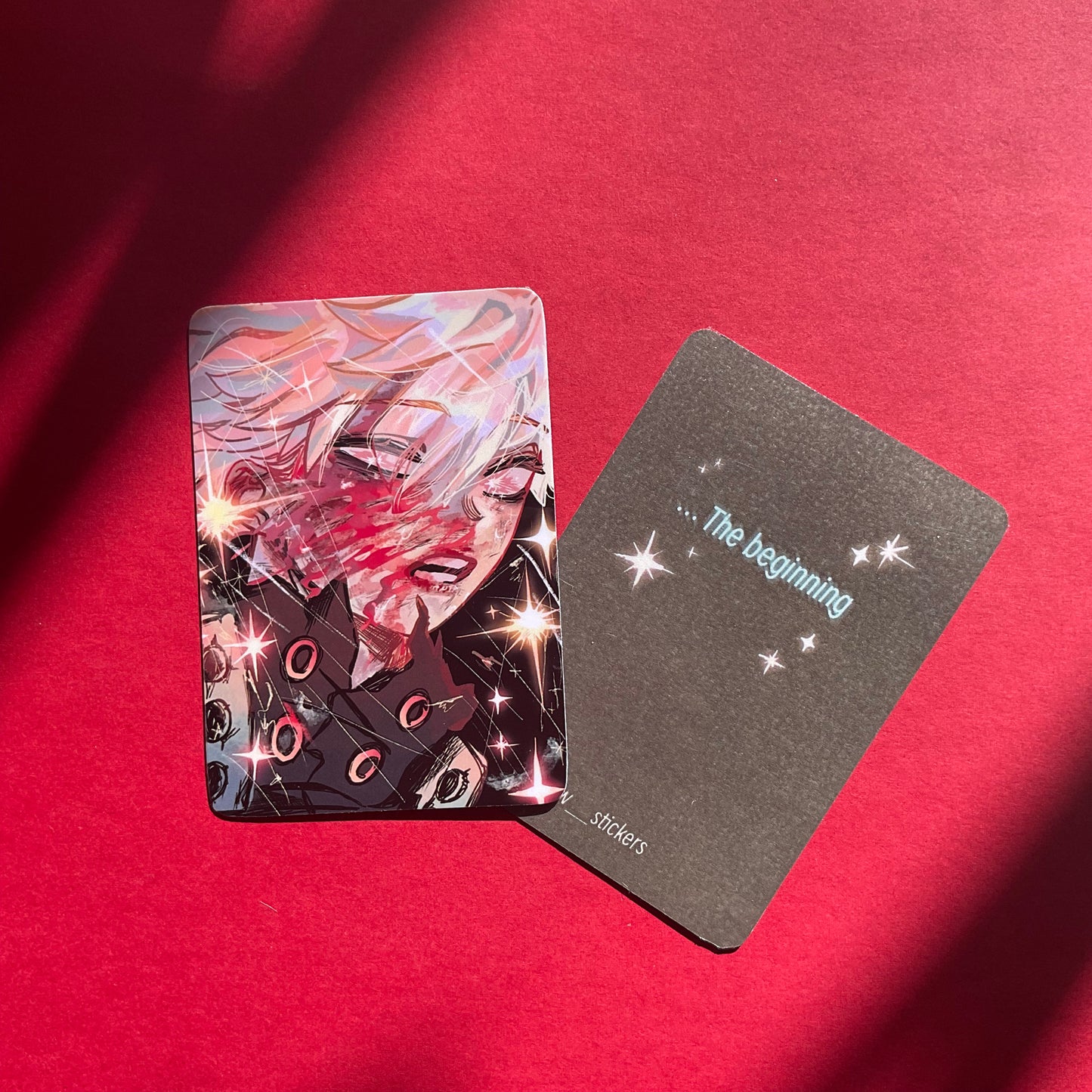 Deku and Bakugo photocards