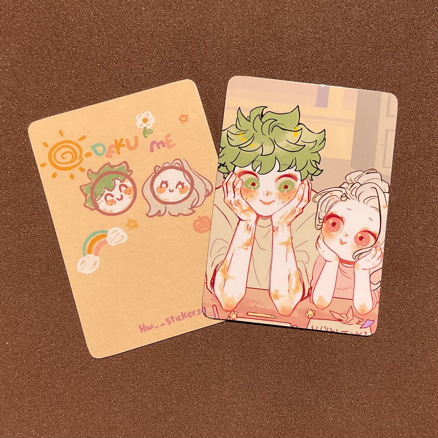Deku and Eri photocard