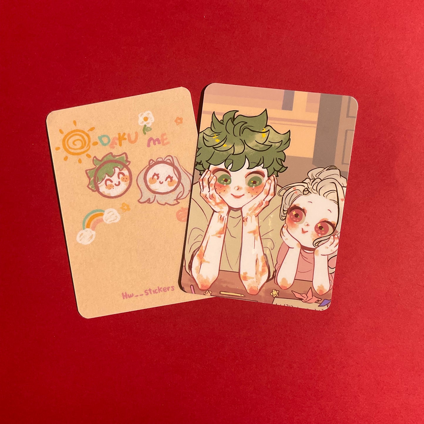 Deku and Eri photocard