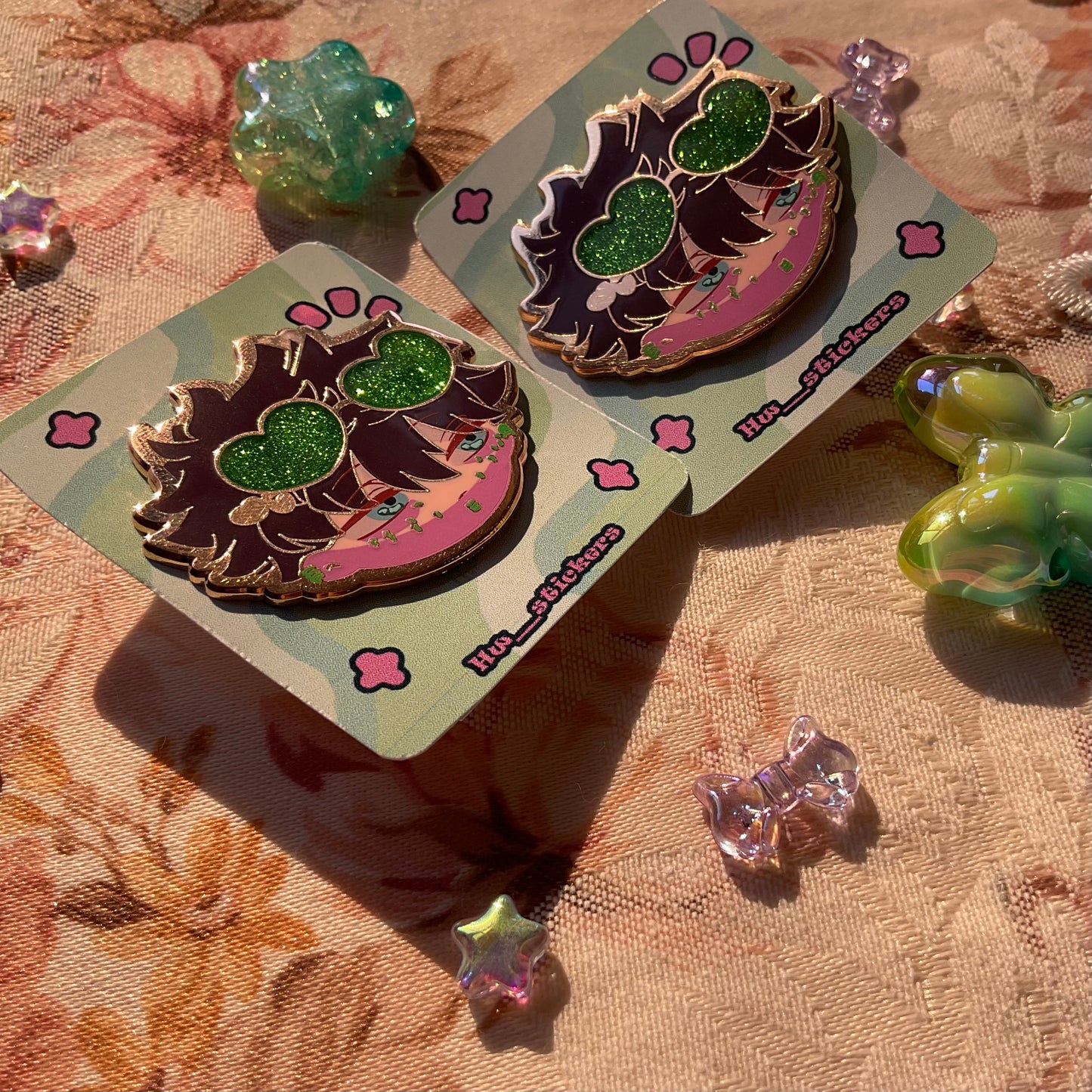 Green touya pin