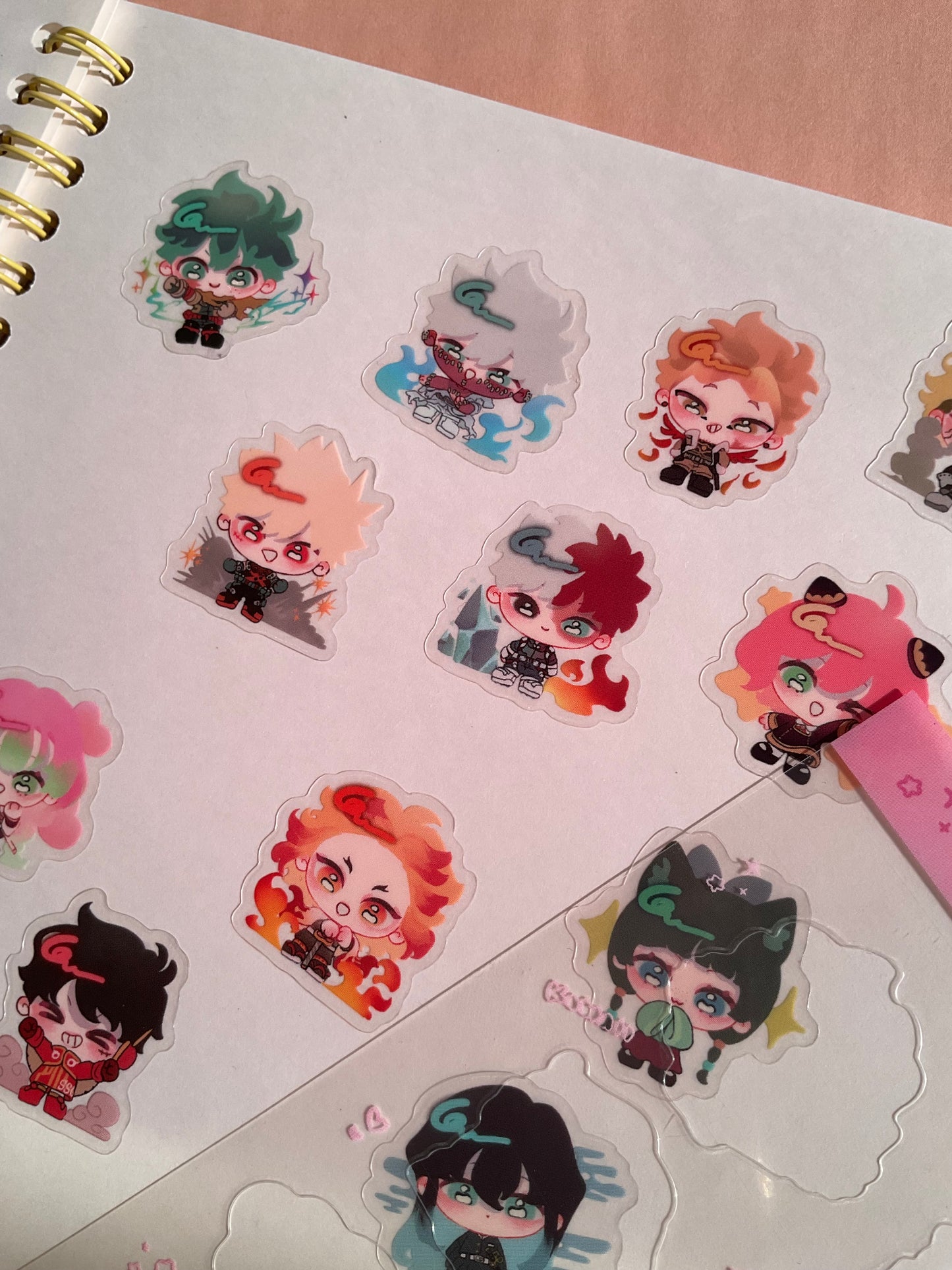 Kawaii sticker sheet
