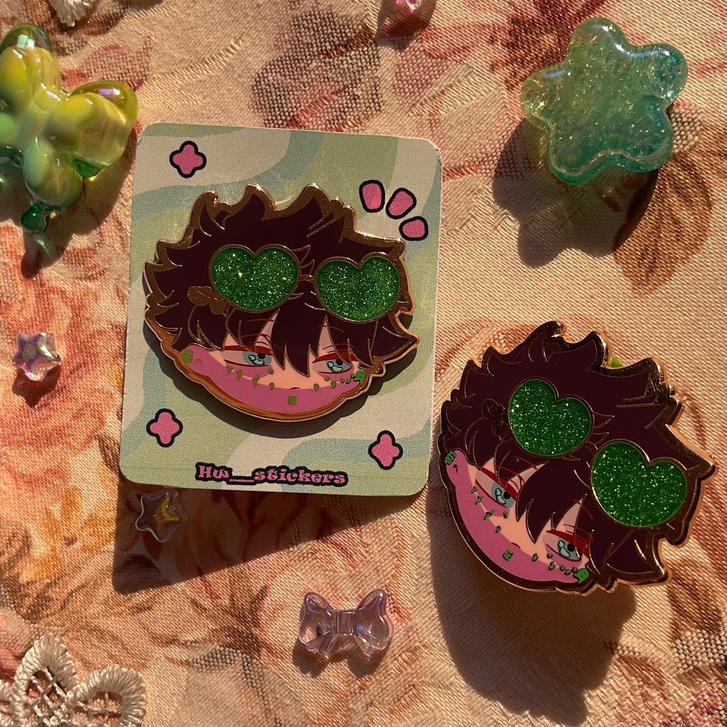 Green touya pin