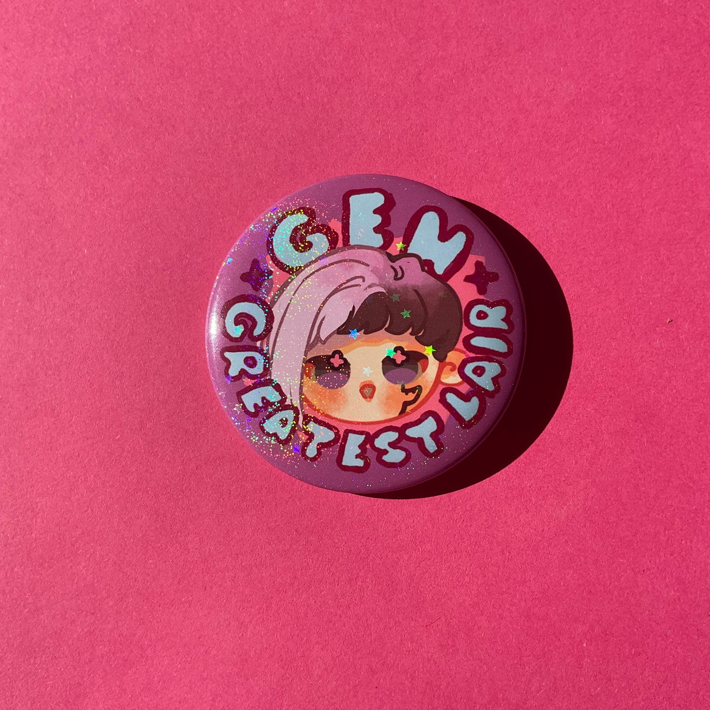 Dr.Stone button badge