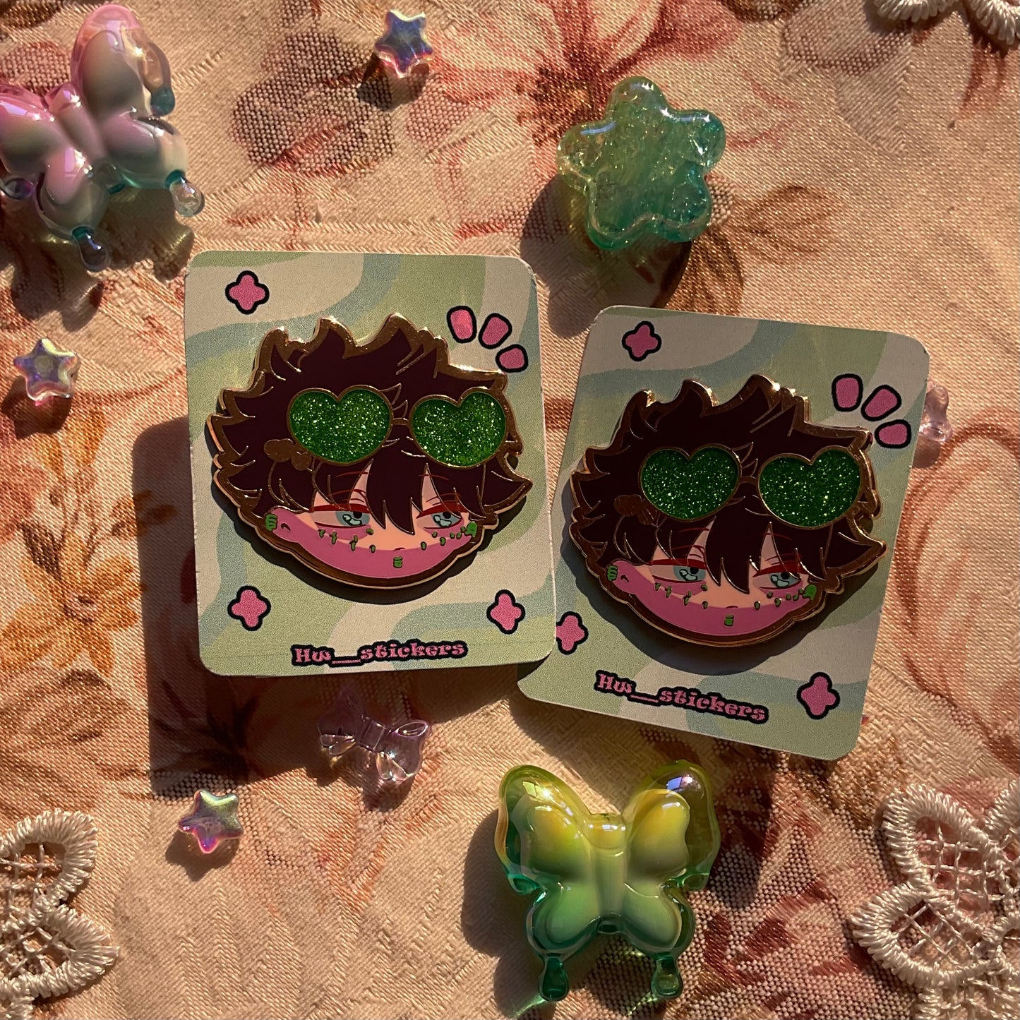 Green touya pin