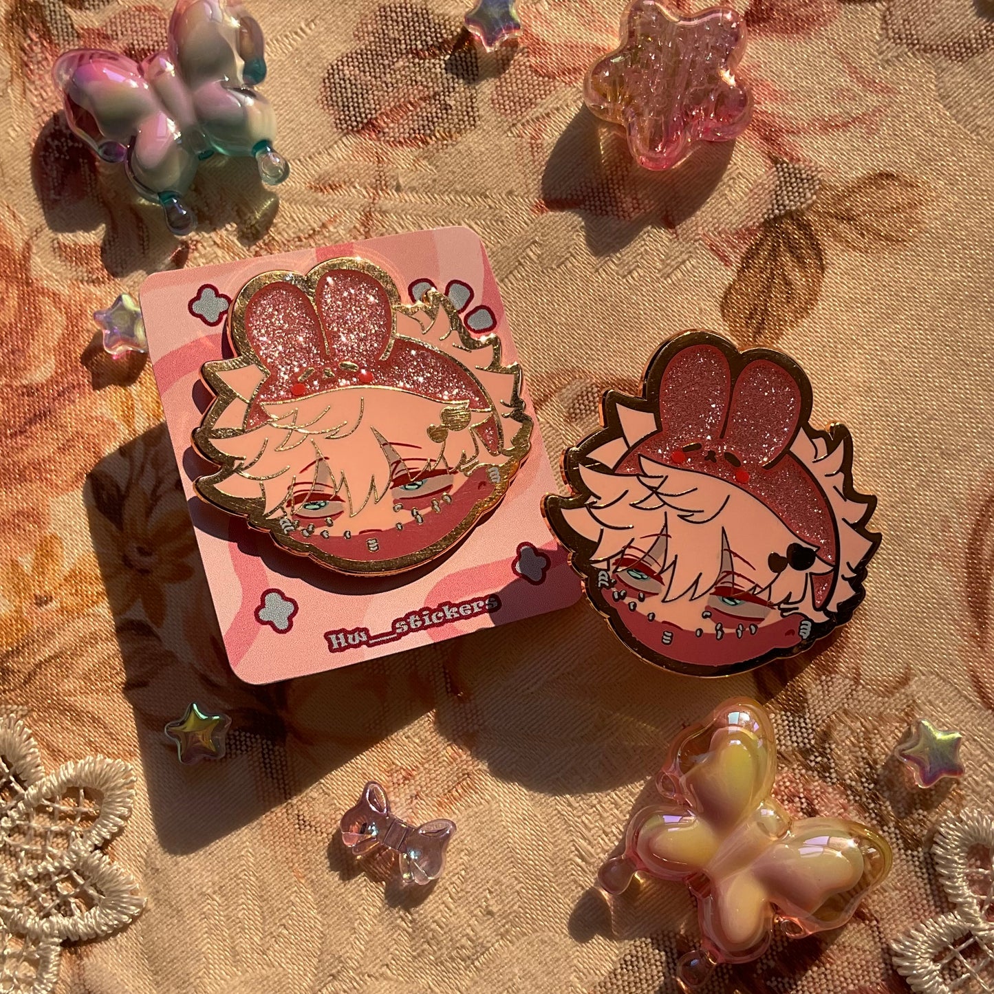 Pink touya pin