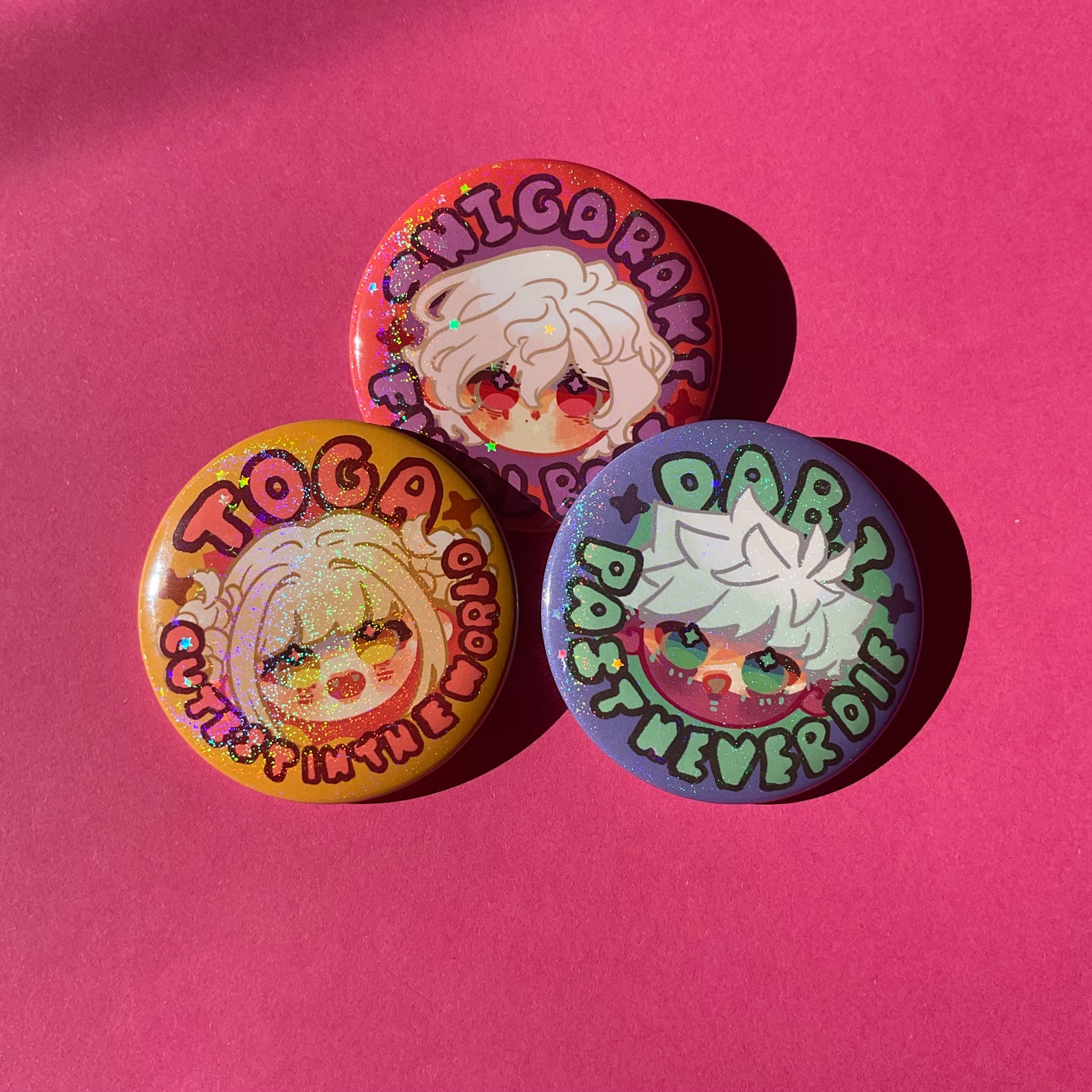 Villain button badge