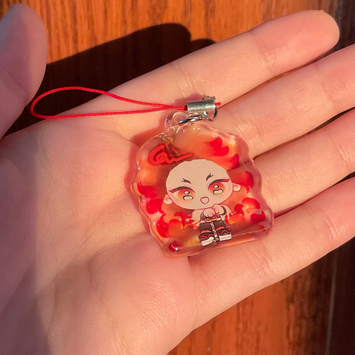 Rengoku phone charm