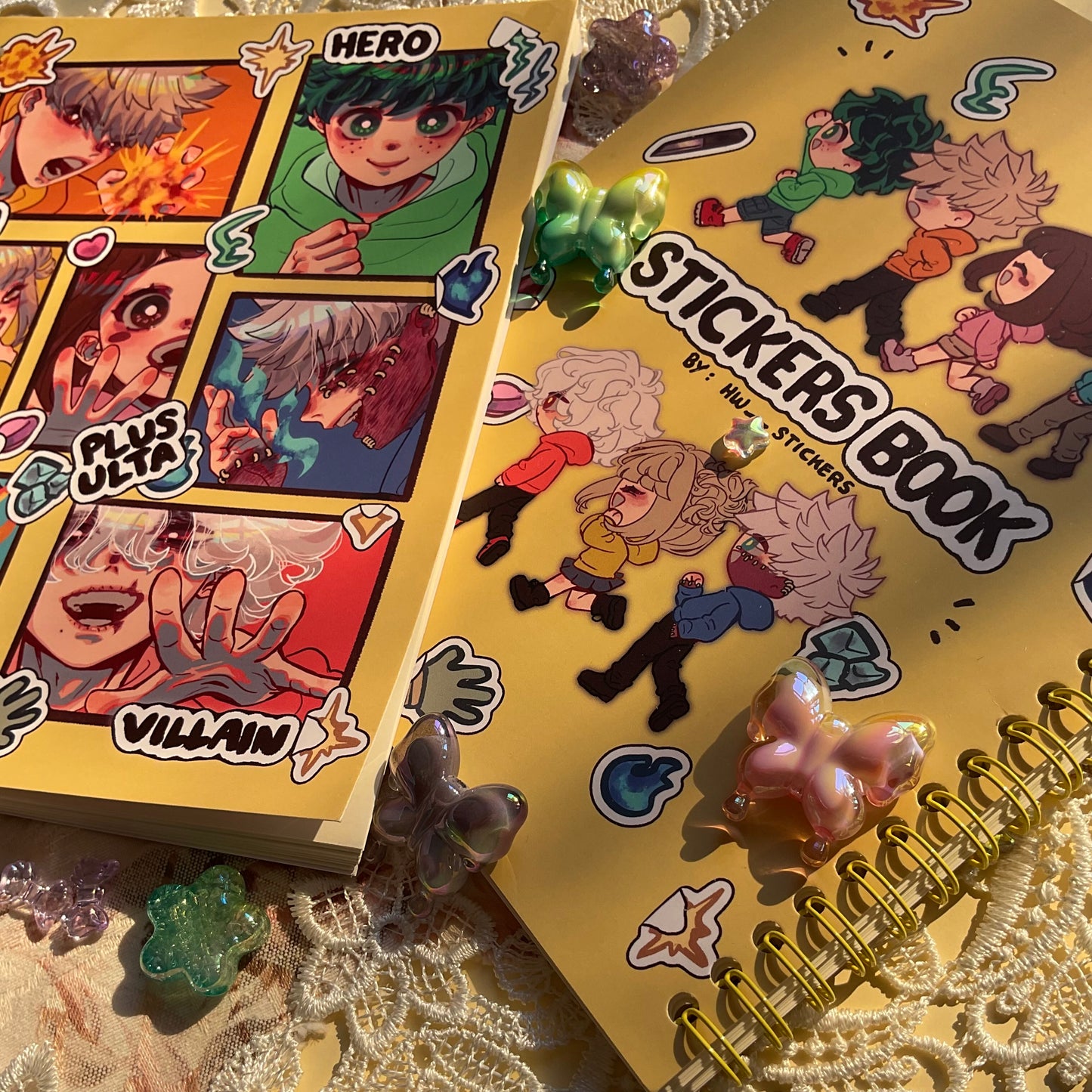Mha sticker book