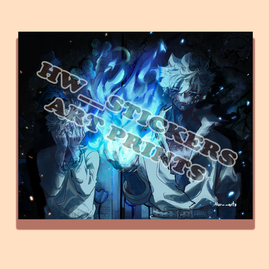 Trauriger Touya-Druck