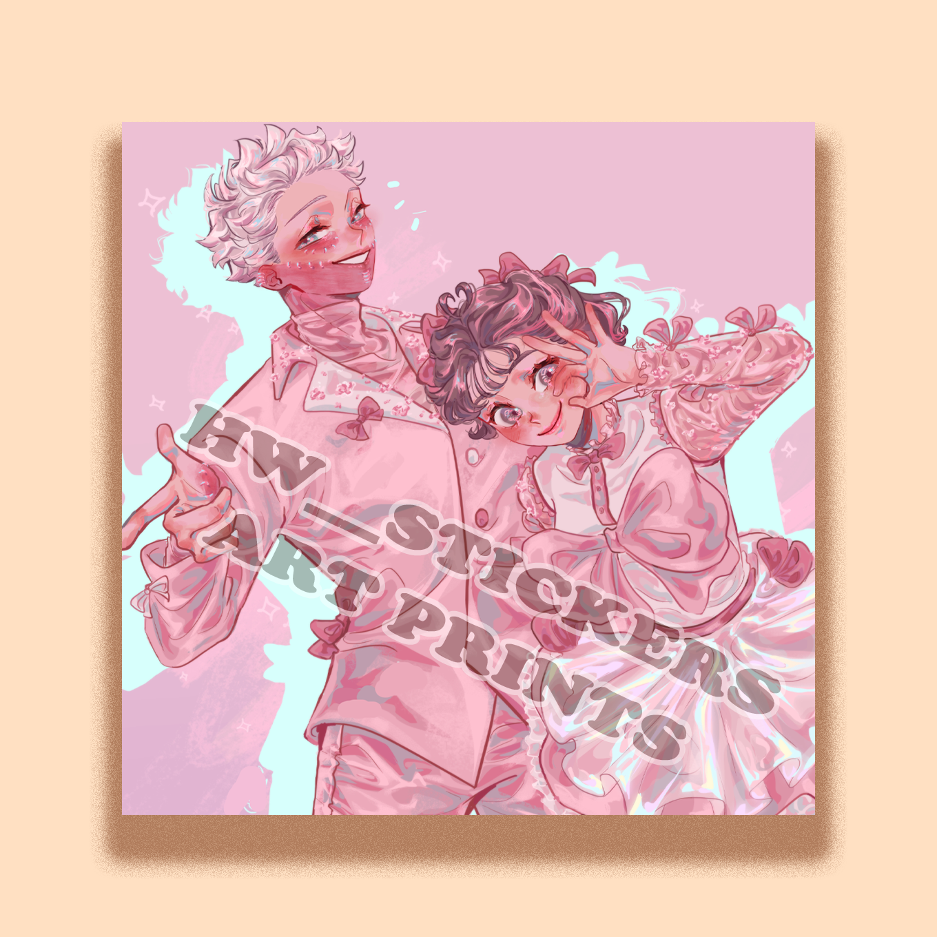 Pink print