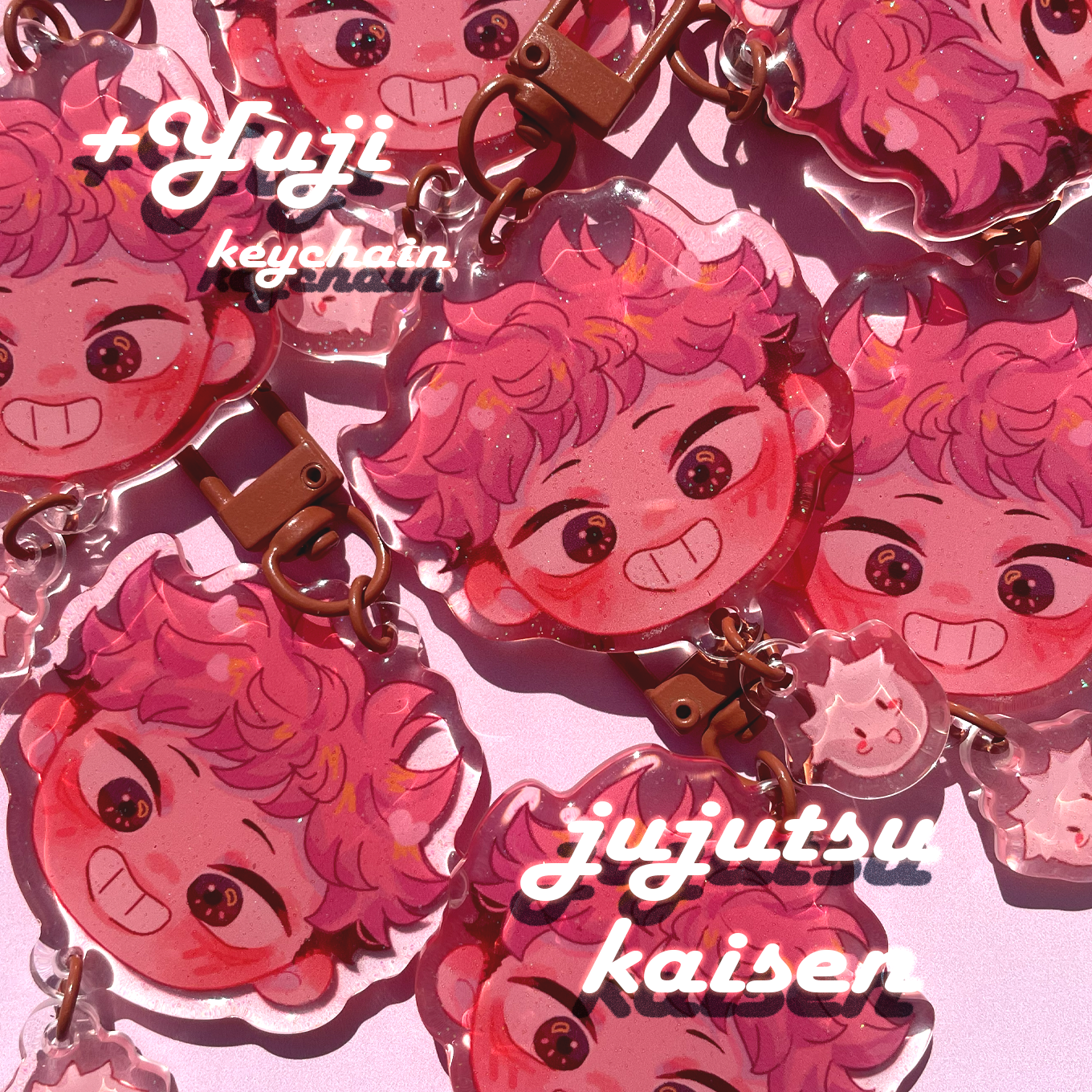 Yuji face keychian