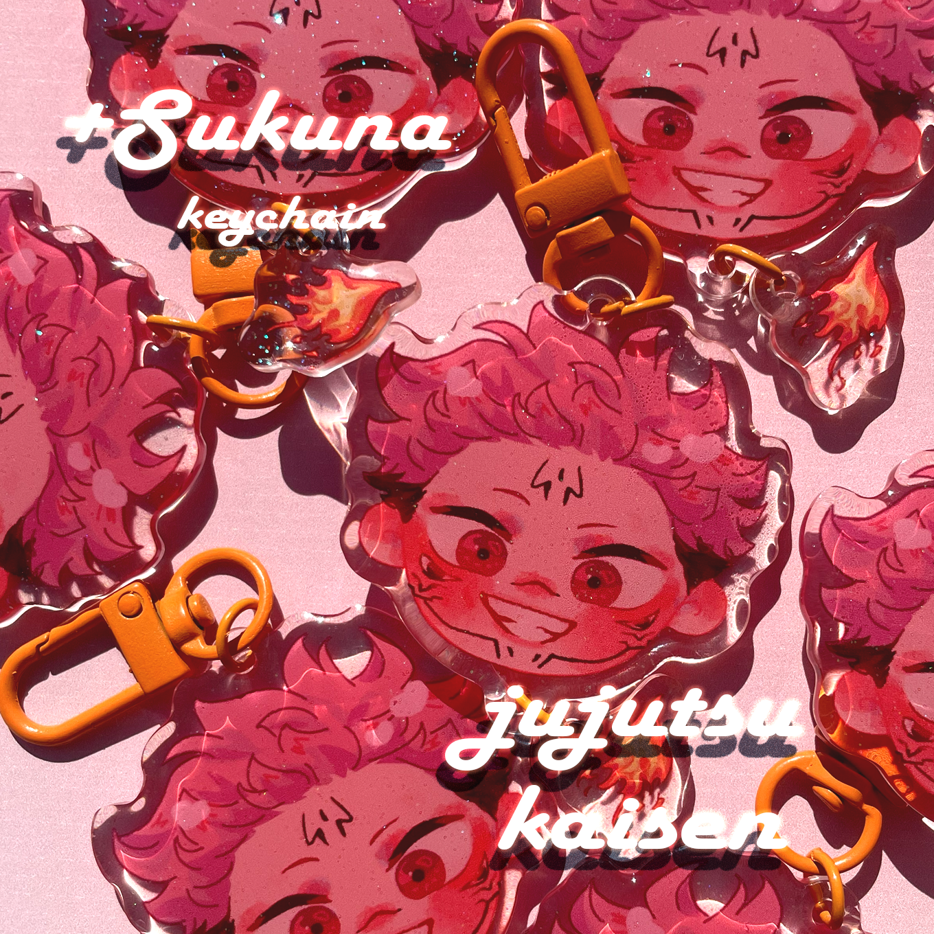 Sukuna Gesicht Schlüsselanhänger