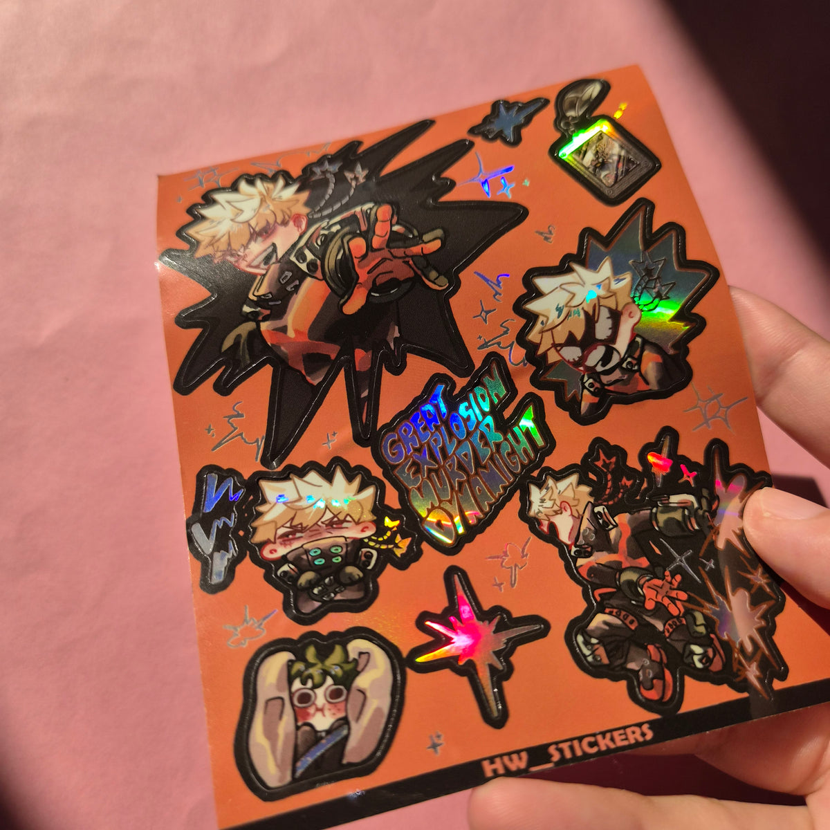 Special Bakugo Time skip Sticker sheet