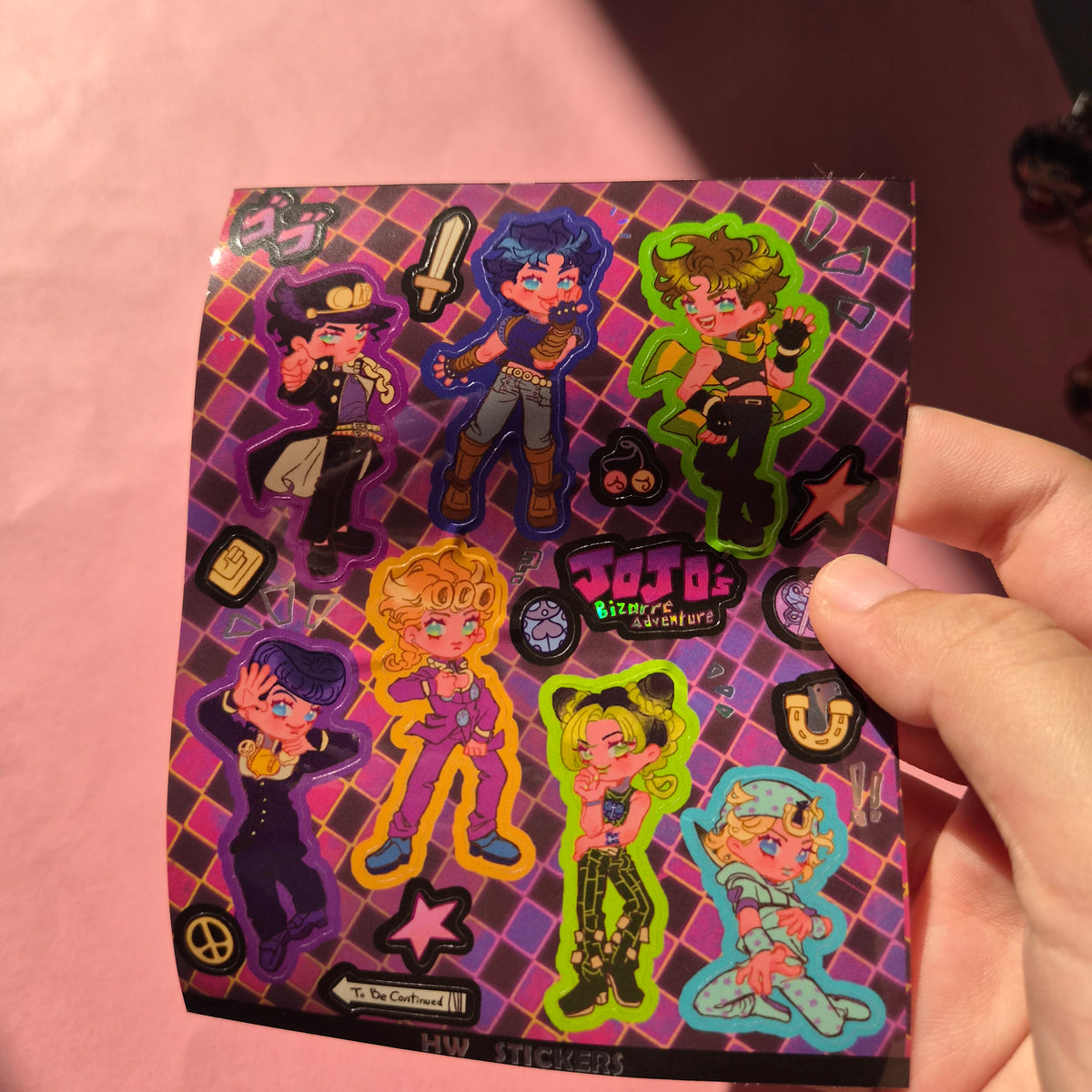Special JOJO Sticker sheet