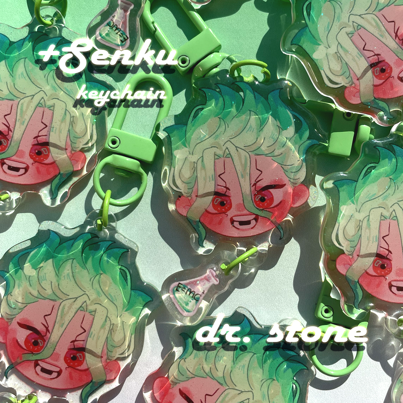 سلسلة مفاتيح على شكل وجه سينكو