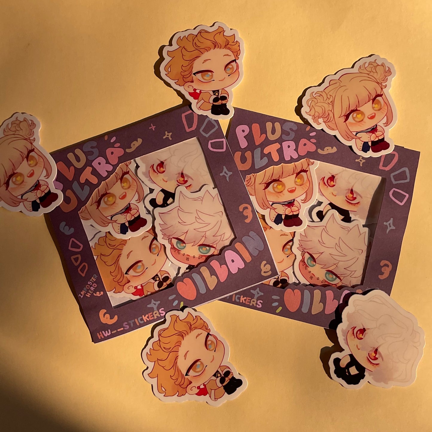 Villain  sticker set