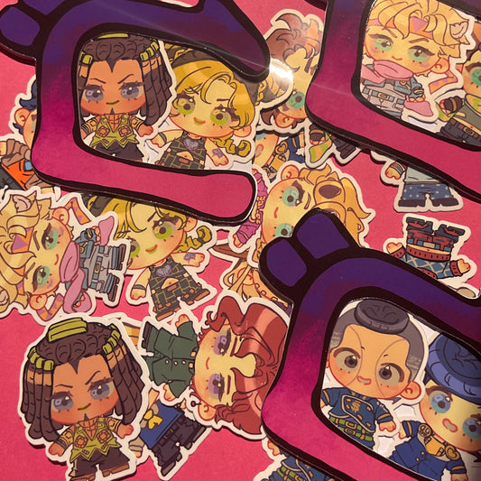 JJBA sticker set
