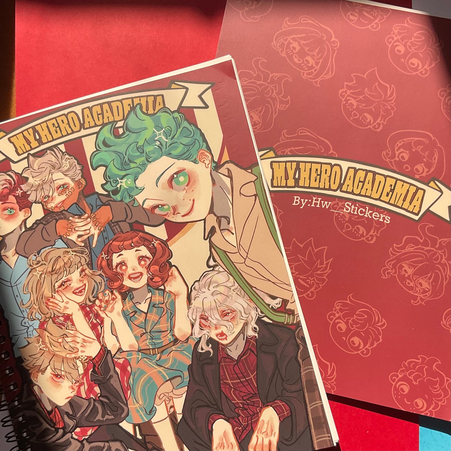 MHA sticker book
