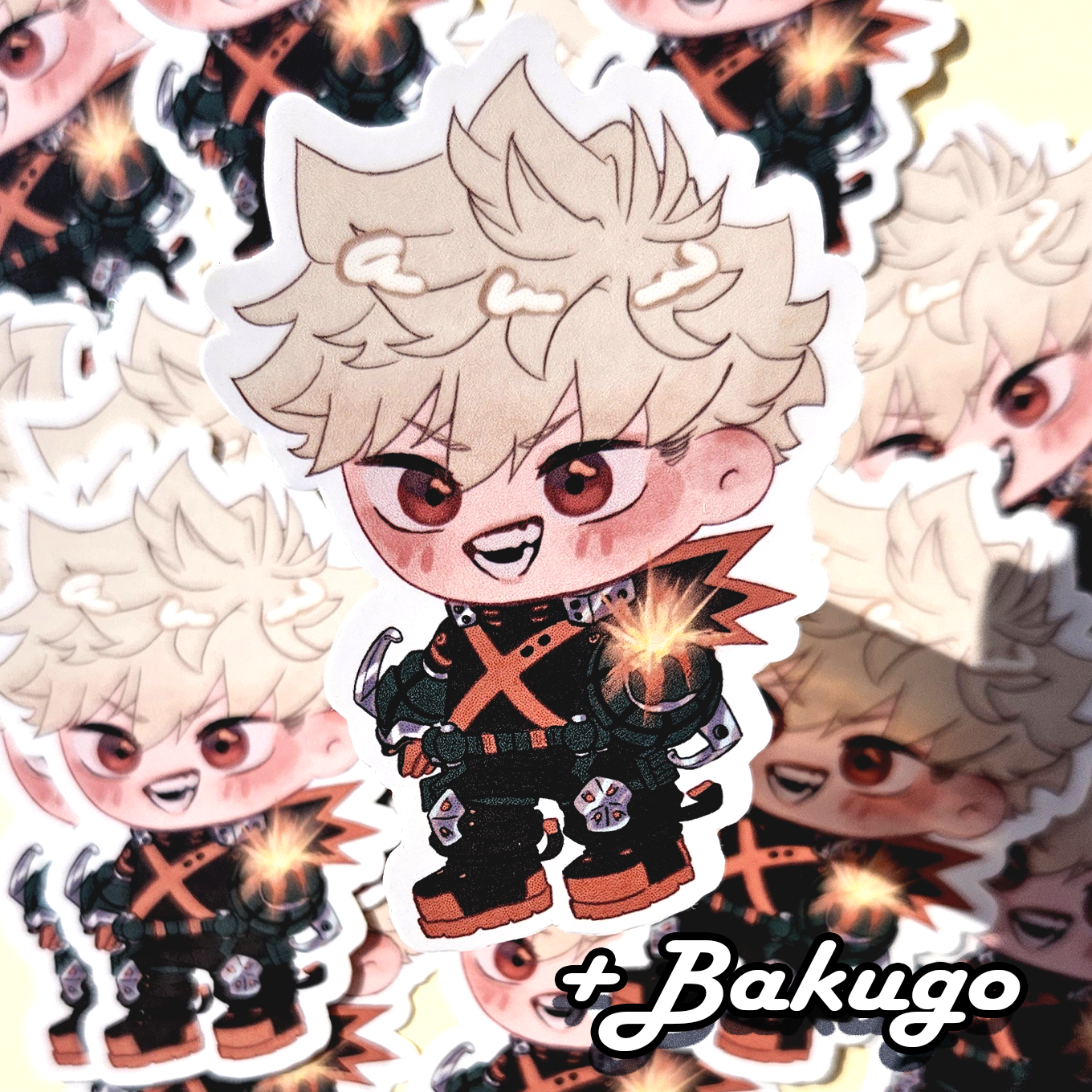 MHA chibi stickers