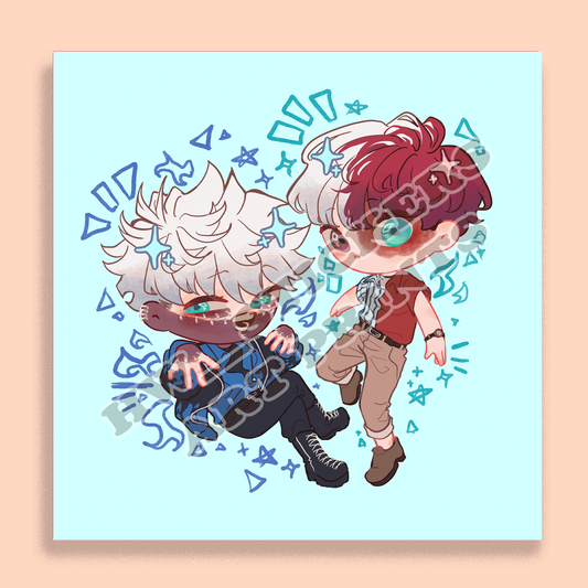 Shoto and Touya mini print