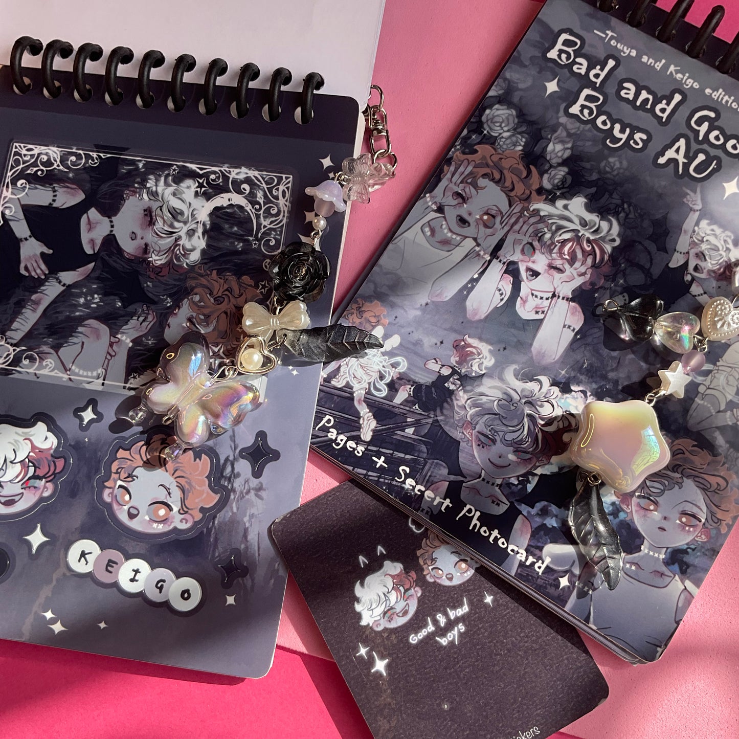 Bad and Good boys AU sticker book