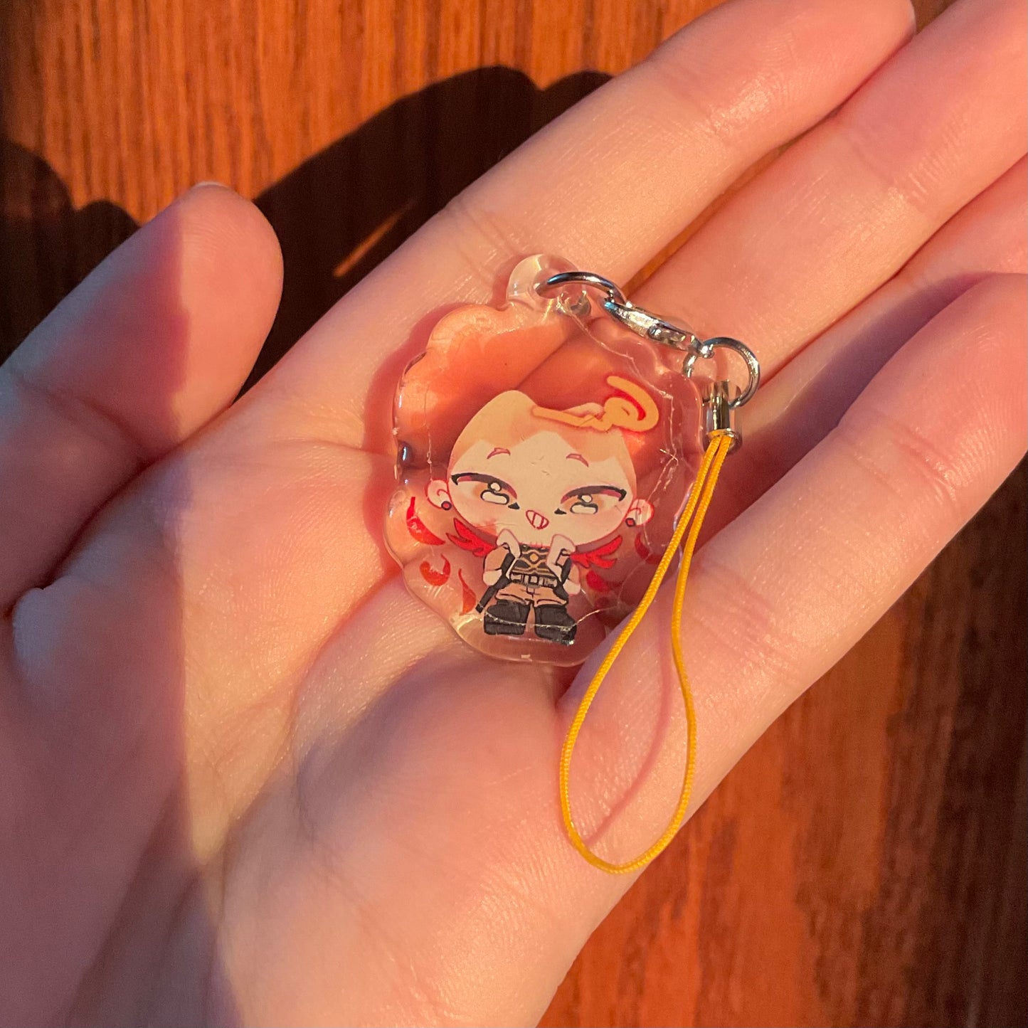 Hawks phone charm