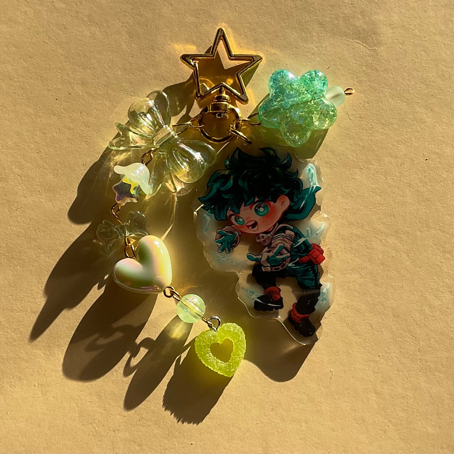 Deku keychain beads