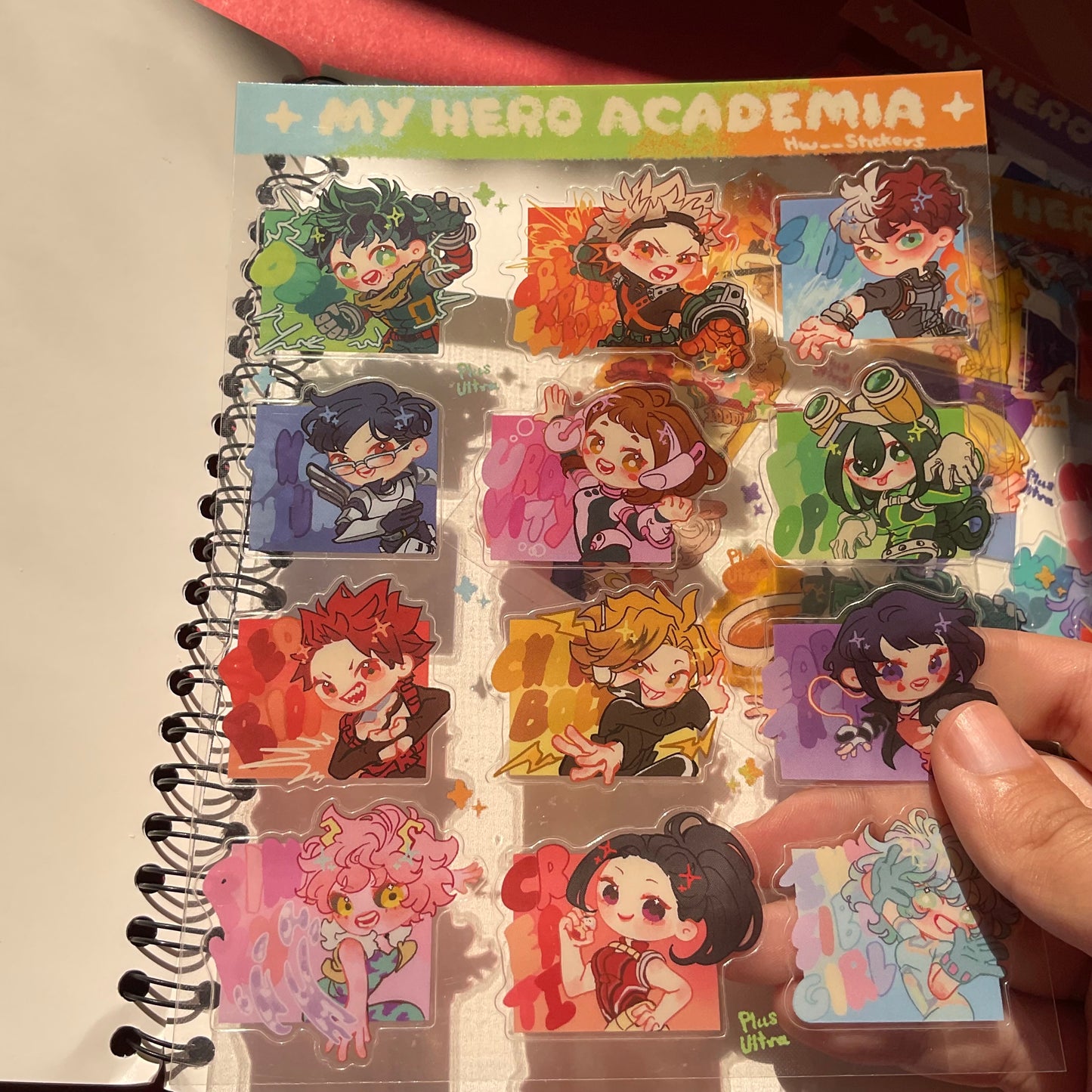 MHA sticker sheet