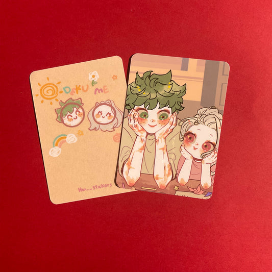 Deku and Eri photocard
