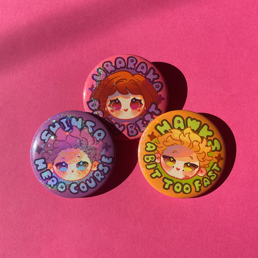 Hero button badge