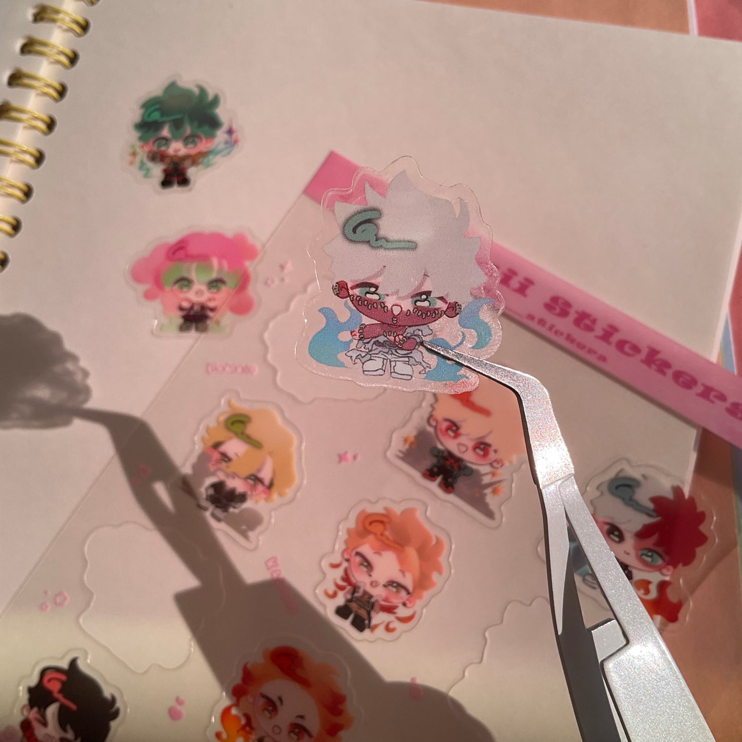 Kawaii sticker sheet