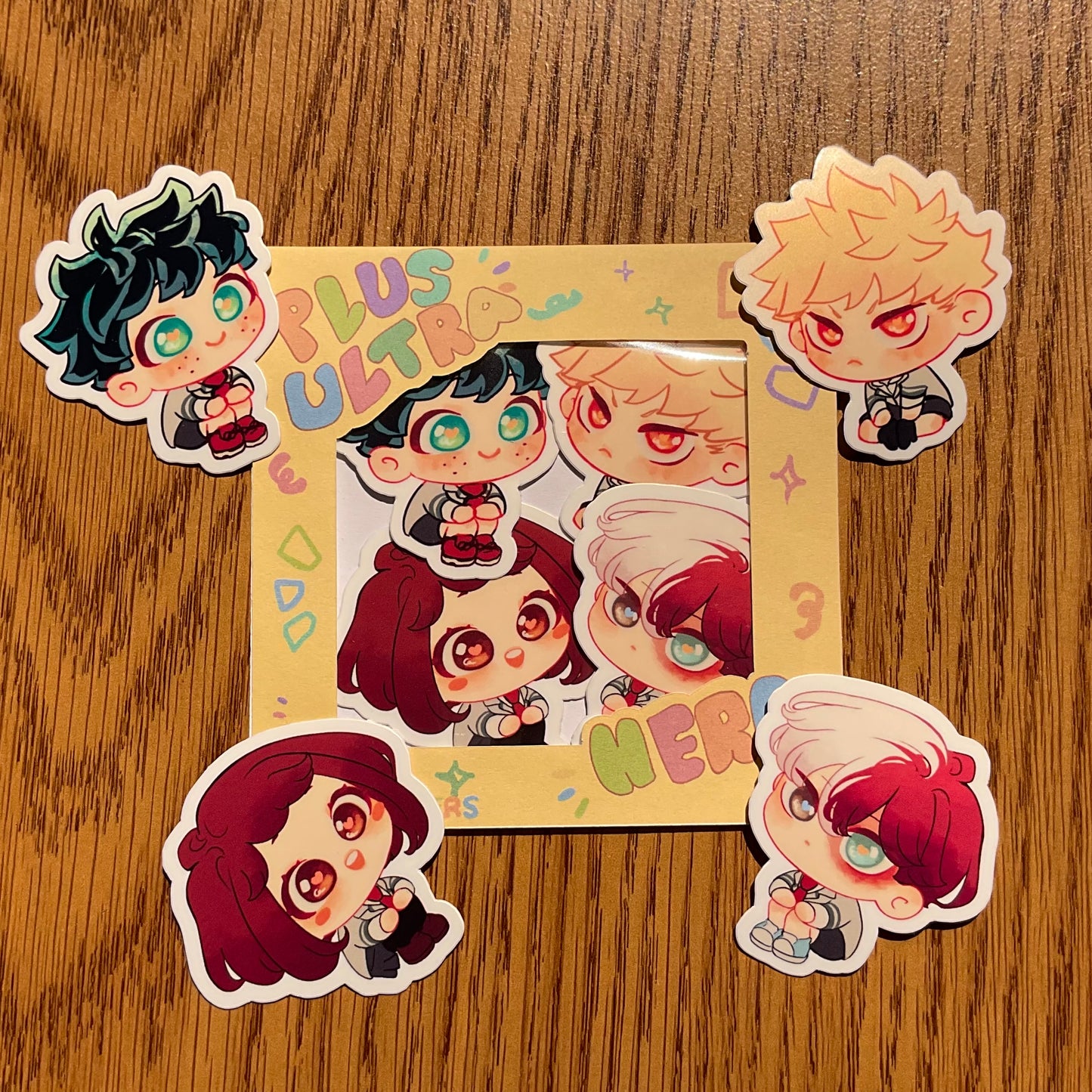 Hero sticker set