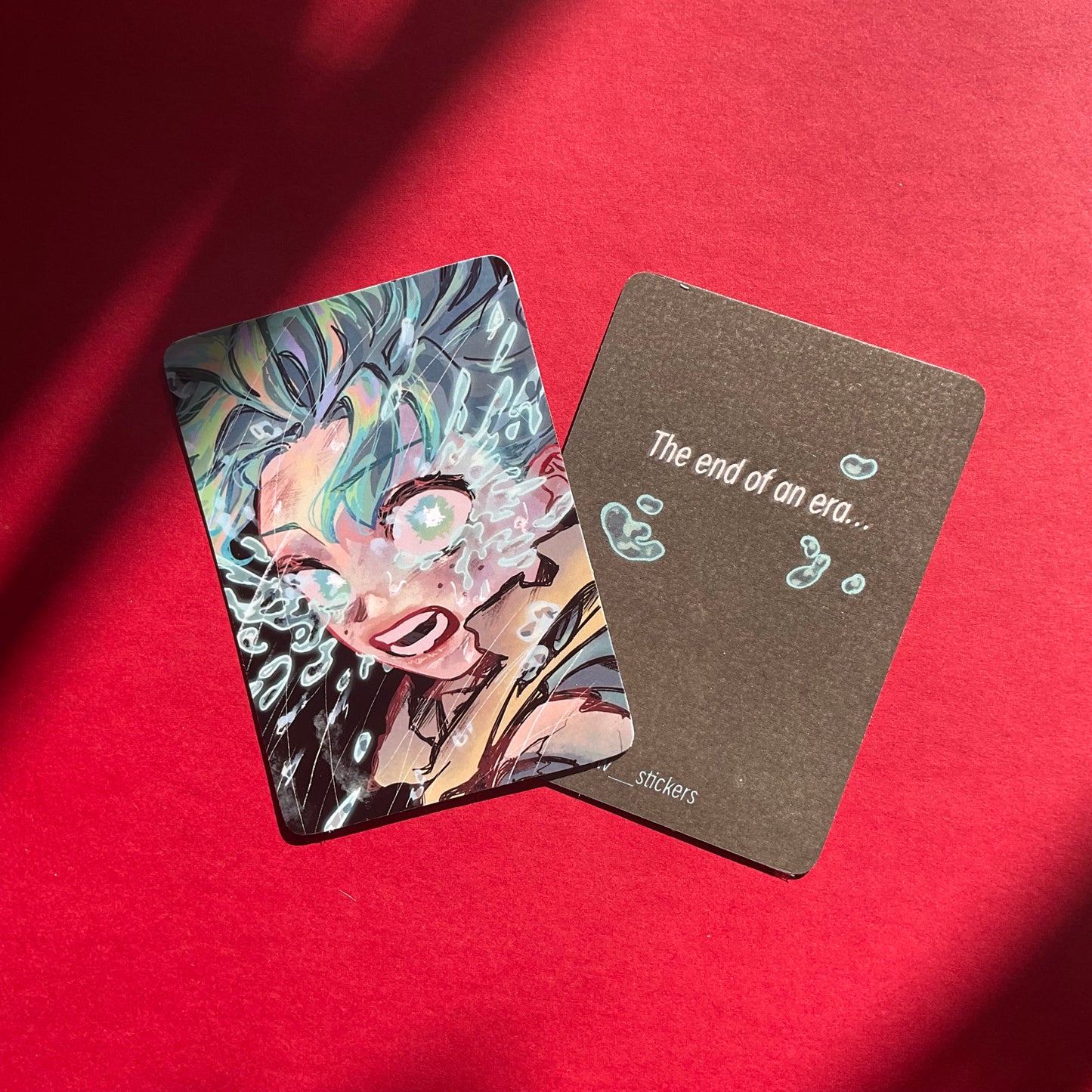 Deku and Bakugo photocards