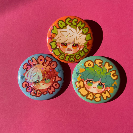 Hero button badge