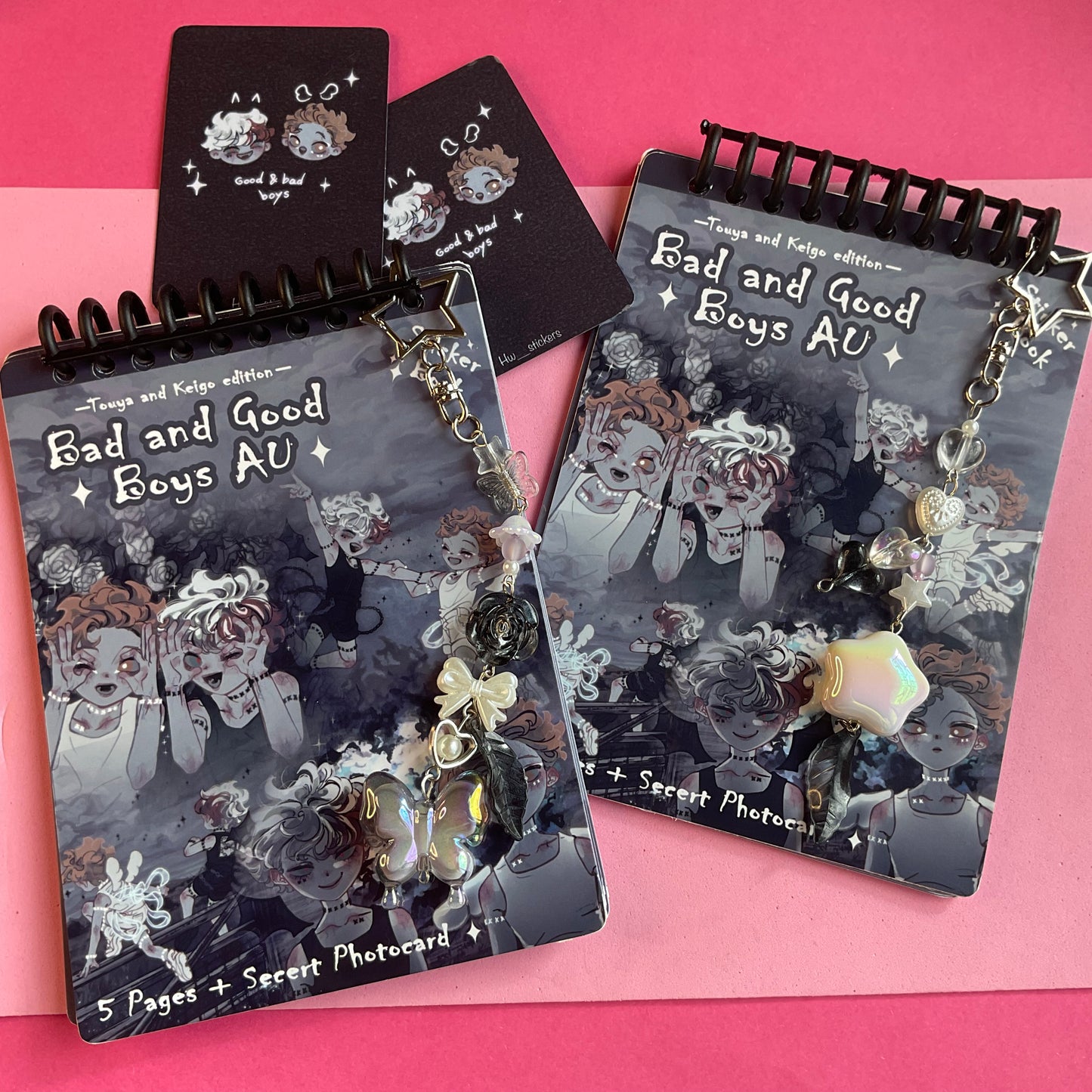 Bad and Good boys AU sticker book