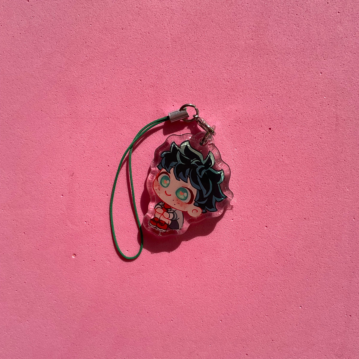 Deku phone charm