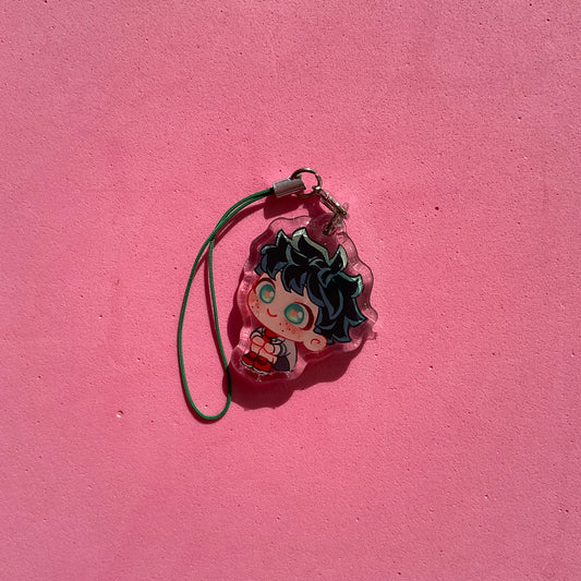 Deku phone charm