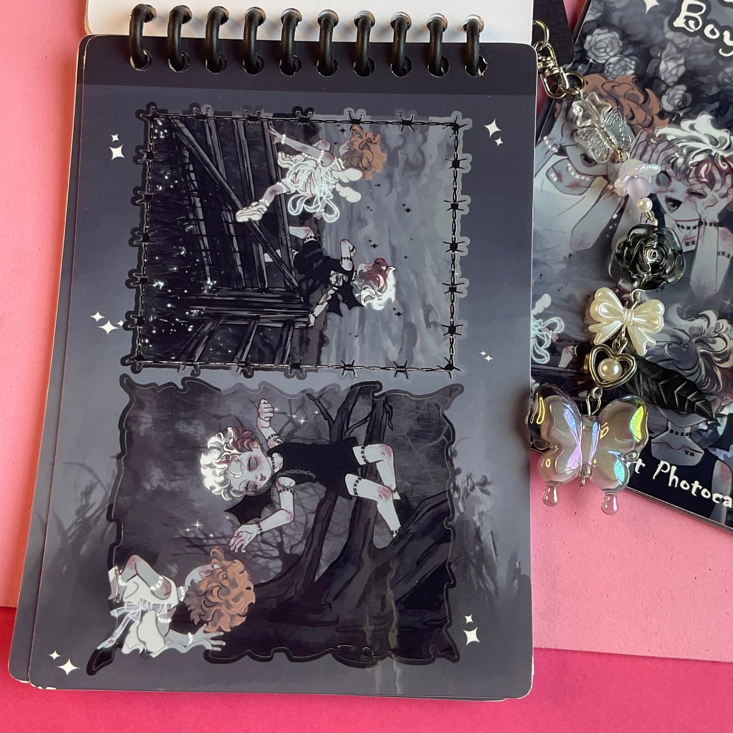 Bad and Good boys AU sticker book