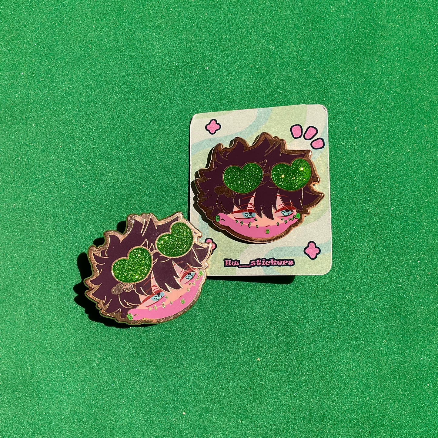 Green touya pin