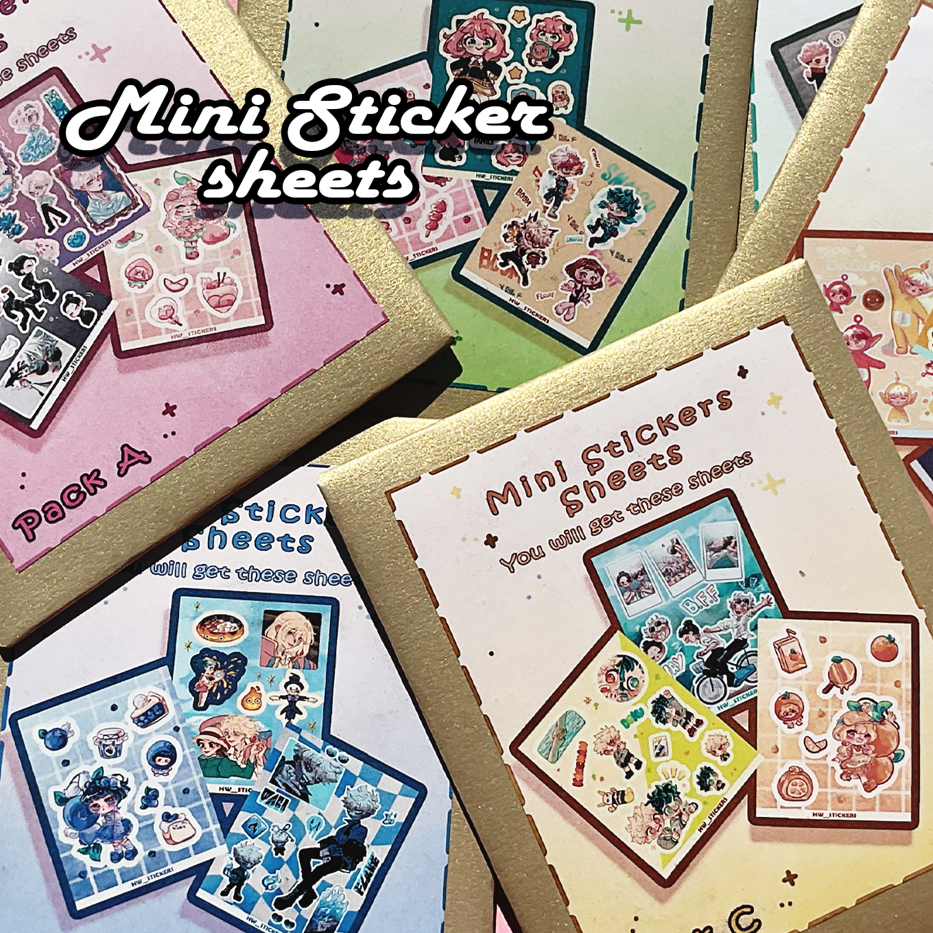 Mini sticker sheets – Hw__stickers