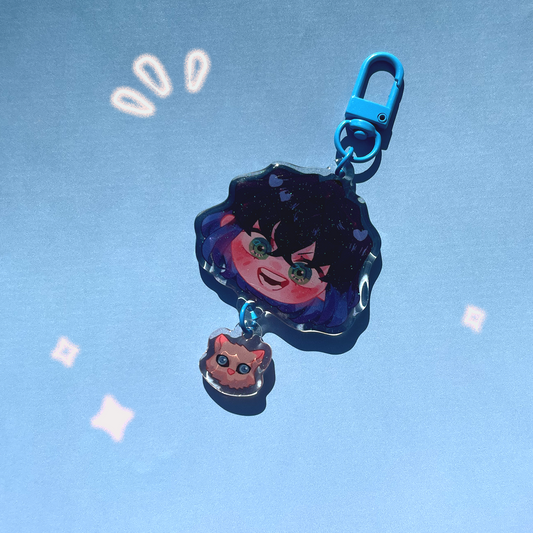 Inosuke face keychain