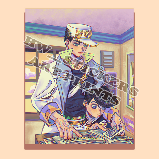 Jotaro and Josuke print