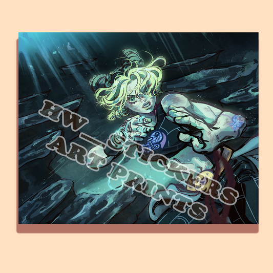 Stone Ocean Print