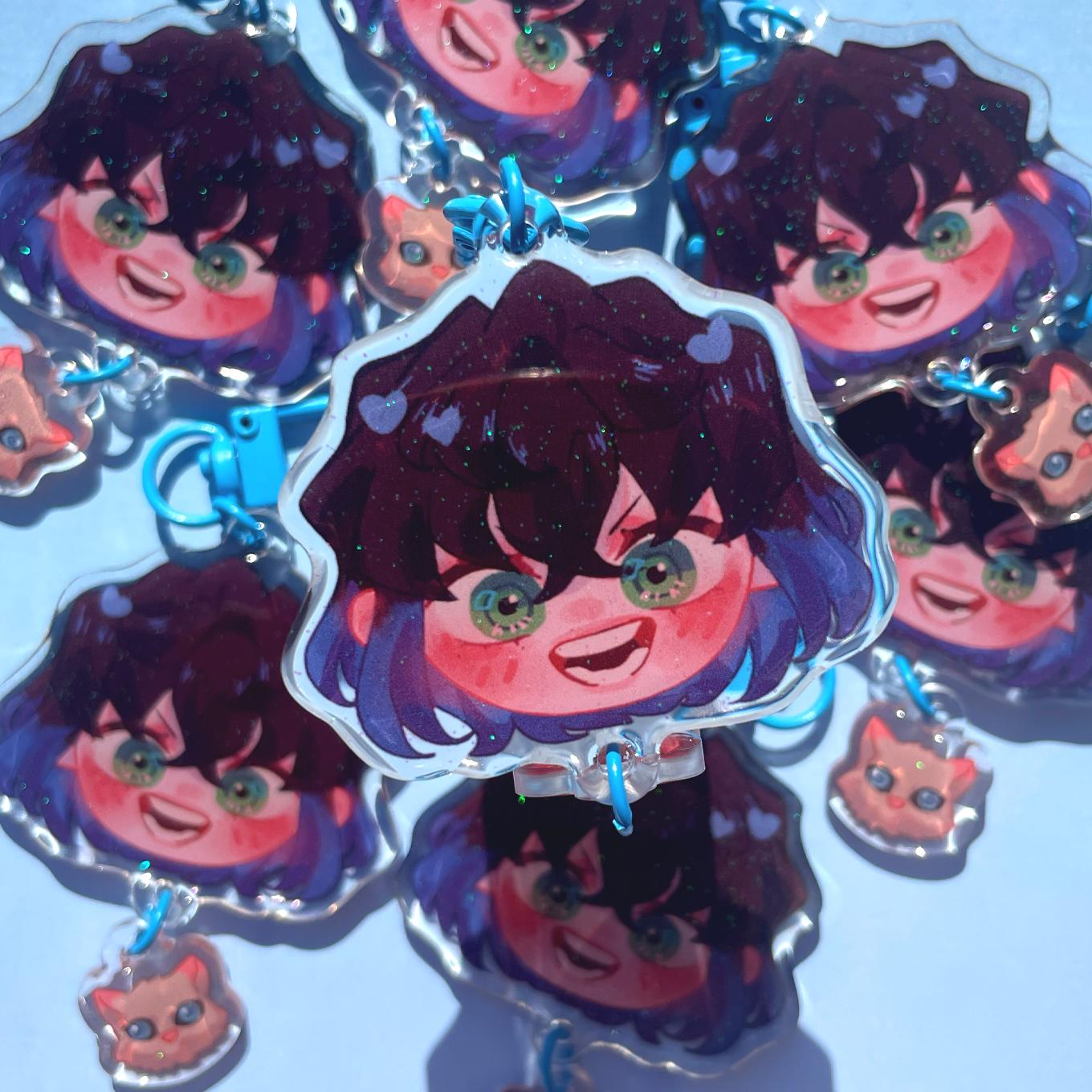 Inosuke face keychain