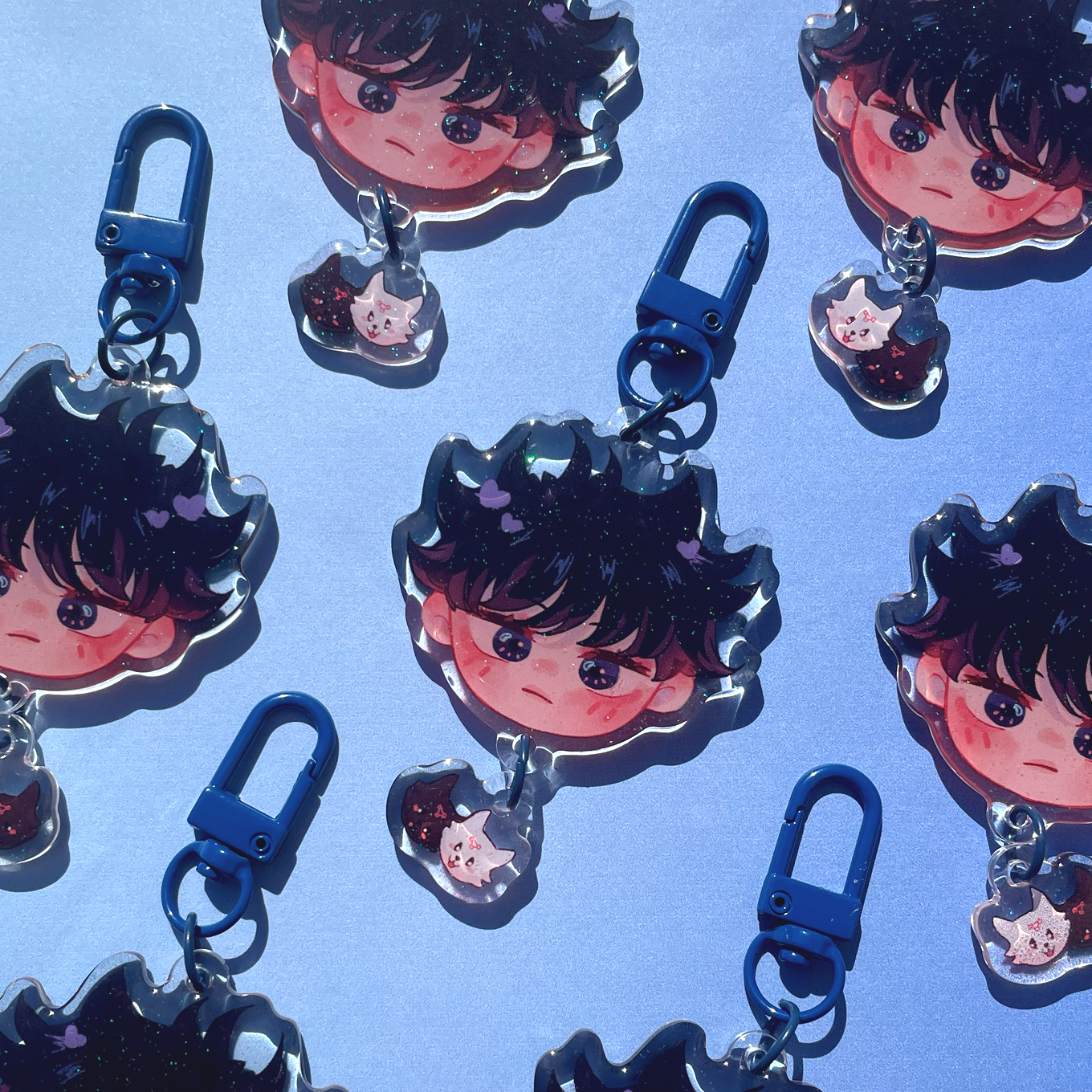 Megumi face keychain