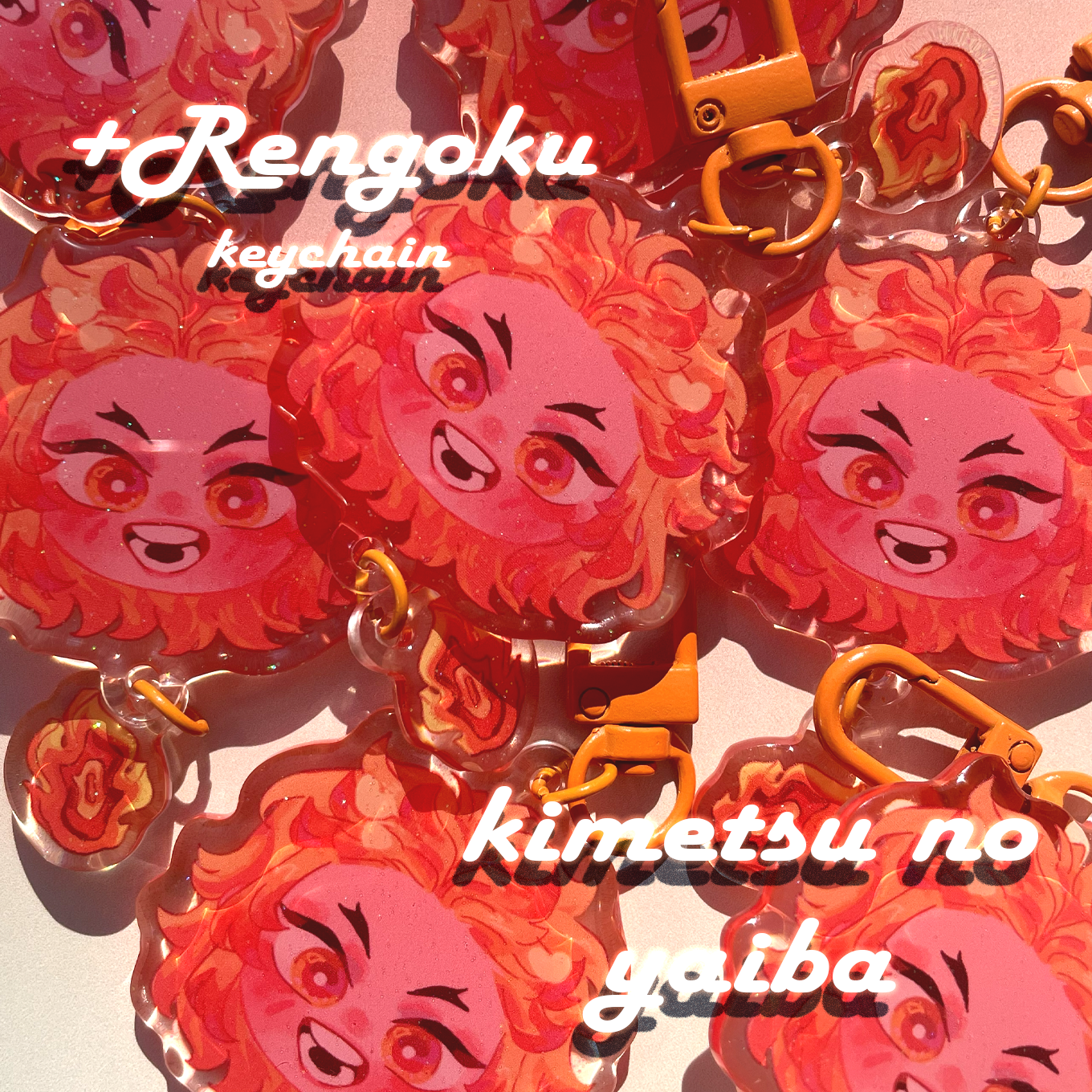 Rengoku face keychain