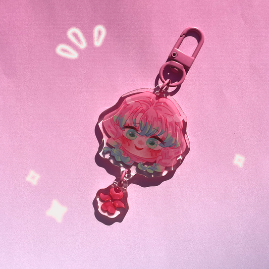 Mitsuri face keychain