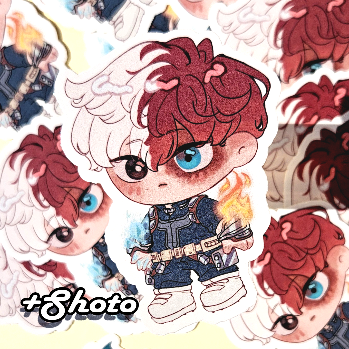 MHA chibi stickers